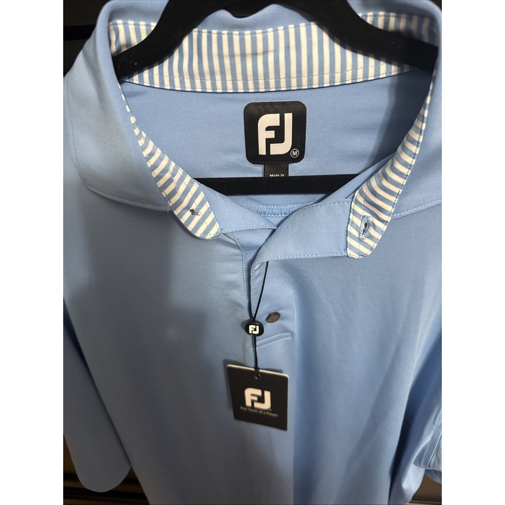FOOTJOY x JEWEL  OSCO  Mens  SZ M Mens  Polo Shirt Performance Golf Stretchy  FJ